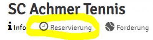 Ausführliche Anleitung zur Nutzung des neu eingeführten Platz-Reservierungs-Systems